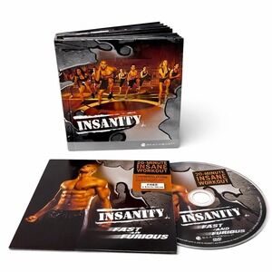 Beachbody Insanity Workout Program DVDs Shaun T + Fast & Furious Add-On